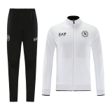 2023-2024 Napoli White Football Training Set (Jacket + Pants) Men's