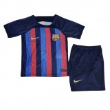 2022-2023 Barcelona Home Children's Football Shirt (Shirt + Short)