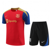 2024-2025 Barcelona Red Football Training Set (Shirt + Short) Men's