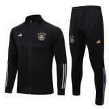 2022 Germany Black Football Training Set (Jacket + Pants) Men's