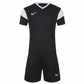 2023-2024 Customize Black NK-761 Football Training Set (Shirt + Short) Men's