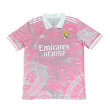 2023-2024 Real Madrid Chinese Dragon Pink Football Shirt Men's