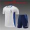2024 Italy White Football Training Set (Shirt + Short) Children's