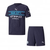 2021-2022 Manchester City Third Football Shirt (Shirt + Shorts) Children's