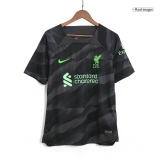 2023-2024 Liverpool Goalkeeper Black Football Shirt Men's