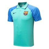 2022-2023 Barcelona Green Football Polo Shirt Men's