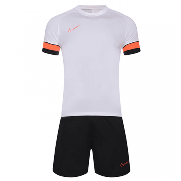2023-2024 Customize White NK-762 Football Training Set (Shirt + Short) Men's