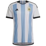 2023 Argentina 3-Star Home World Cup Champions Football Shirt Men's