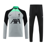 2023-2024 Liverpool Gray Football Training Set (Sweatshirt + Pants) Men's