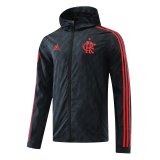 2022-2023 Flamengo Black - Red Logo All Weather Windrunner Football Jacket Men's #Hoodie
