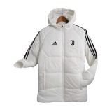 2023-2024 Juventus White Football Winter Jacket Men's