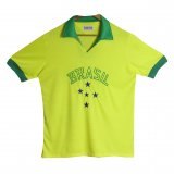1958 Brazil Home Football Shirt Men's #Retro
