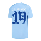 2023-2024 Manchester City Japanese Tour Printing Home Football Shirt Men's #J.ALVAREZ #19