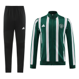 2023-2024 Manchester United Green&White Football Training Set (Jacket + Pants) Men's