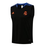 2021-2022 Real Madrid Black Football Singlet Shirt Men's