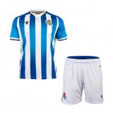2021-2022 Real Sociedad Home Football Shirt ( Jersey + Short ) Children's