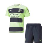 2022-2023 Manchester City Third Football Set (Shirt + Short) Children's