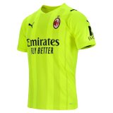 2021-2022 AC Milan Home Goalkeeper Short Sleeve Men's Football Shirt