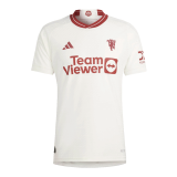 2023-2024 Manchester United Third Away Football Shirt Men's #Player Version