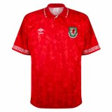1991 Wales Retro Home Football Shirt Men's