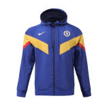 2023-2024 Chelsea Blue Windrunner Football Jacket Men's #Hoodie