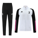 2023-2024 Juventus White Football Training Set (Jacket + Pants) Men's