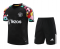 2024-2025 Manchester United Black Football Training Set (Shirt + Short) Men's