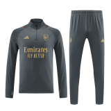 2023-2024 Arsenal Gray Football Training Set (Sweatshirt + Pants) Men's