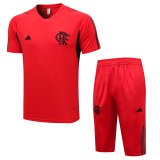 2023-2024 Flamengo Red Football Training Set (Shirt + Short) Men's