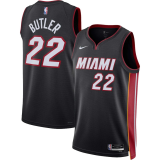 Male Miami Heat Icon Edition Jersey 2022-2023 Black Jimmy Butler #22