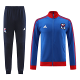 2023-2024 Olympique Lyonnais Blue Football Training Set (Jacket + Pants) Men's