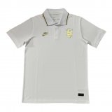 2022-2023 Brazil White Football Polo Shirt Men's