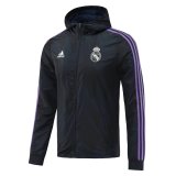 2022-2023 Real Madrid Black All Weather Windrunner Football Jacket Men's