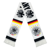 Germany White Football Scarf