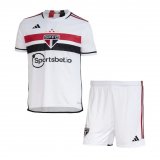 2023-2024 Sao Paulo FC Home Football Set (Shirt + Short) Children's
