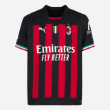 2022-2023 AC Milan Home Football Shirt Men's #Player Version