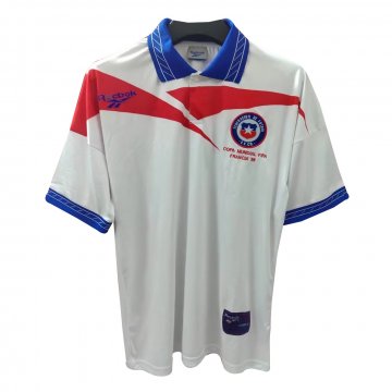 1998 Chile Away Football Shirt Men's #Retro