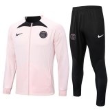 2022-2023 PSG Pink Football Training Set (Jacket + Pants) Men's