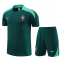 2024 Portugal Green Football Training Set (Shirt + Short) Men's