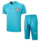 2023-2024 Palmeiras Light Blue Football Training Set (Shirt + Short) Men's