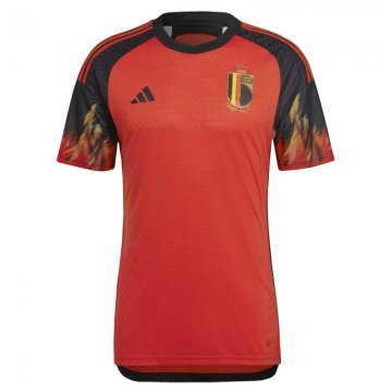 2022 Belgium Home Football Shirt Men's #Player Version