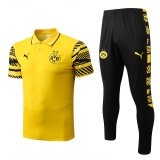 2022-2023 Dortmund Yellow Football Training Set (Polo + Pants) Men's