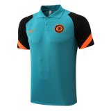 2021-2022 Chelsea Green - Black Football Polo Shirt Men's