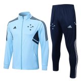 2022-2023 Cruzeiro Light Blue Football Training Set (Jacket + Pants) Men's
