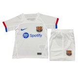 2023-2024 Barcelona Away Football Set (Shirt + Short) Children's