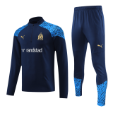 2023-2024 Marseille Navy Football Training Set (Sweatshirt + Pants) Men's