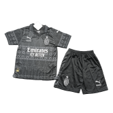 2023-2024 AC Milan x Pleasures Fourth Away Football Set (Shirt + Short) Children's