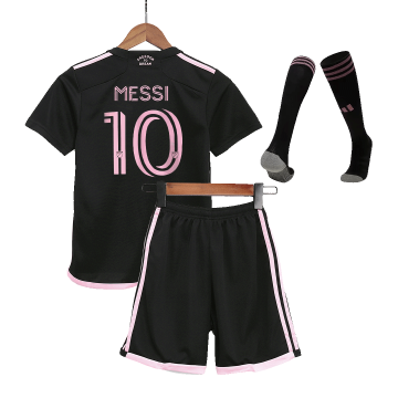 2023-2024 Inter Miami CF Away Football Set (Shirt + Short + Socks) Children's #MESSI #10