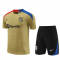 2024-2025 Barcelona Gold Football Training Set (Shirt + Short) Men's