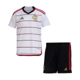 2023-2024 Flamengo Away Football Set (Shirt + Short) Children's
